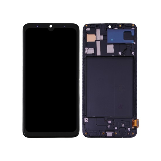 Touch+Display+Frame Samsung Galaxy A70/A705 (Small Glass) Black Touch+Display+Frame Samsung Galaxy A70/A705 (Small Glass) Black